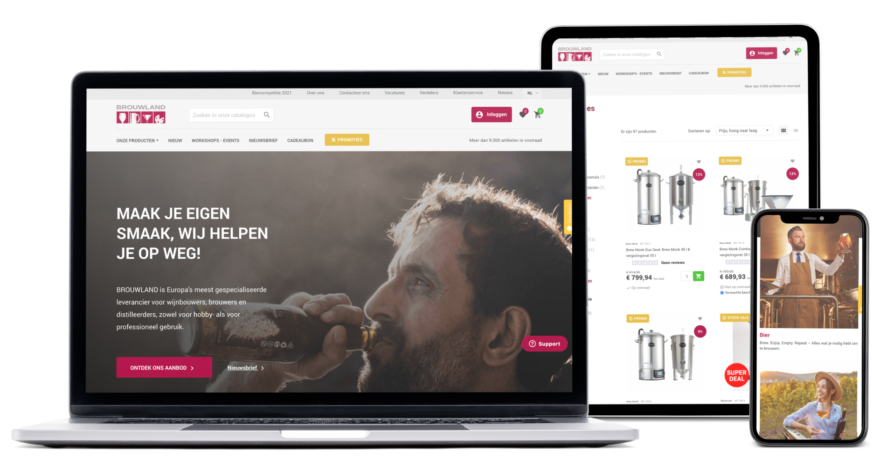 Verschillende pagina's van Brouwland