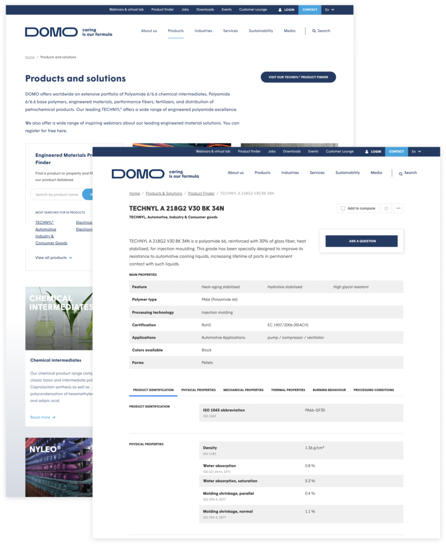 Producten en oplossingen