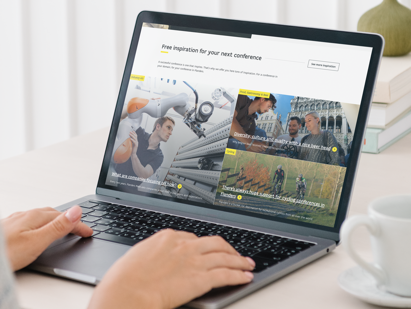 MeetinFlanders landingspagina