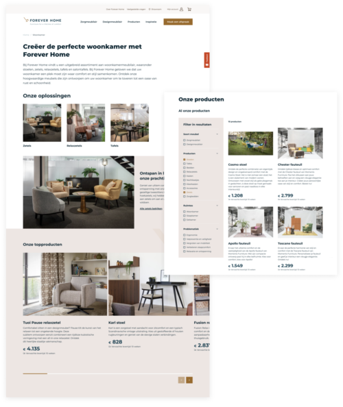 Een detailpagina van een productpagina