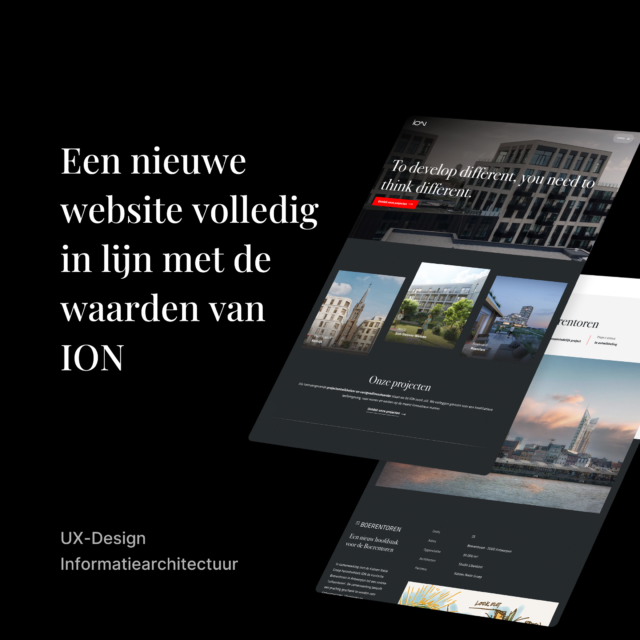 ION - een nieuwe website