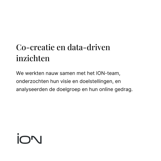 ION - Co-creatie