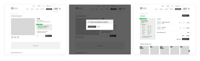 Winkelwagentje proces