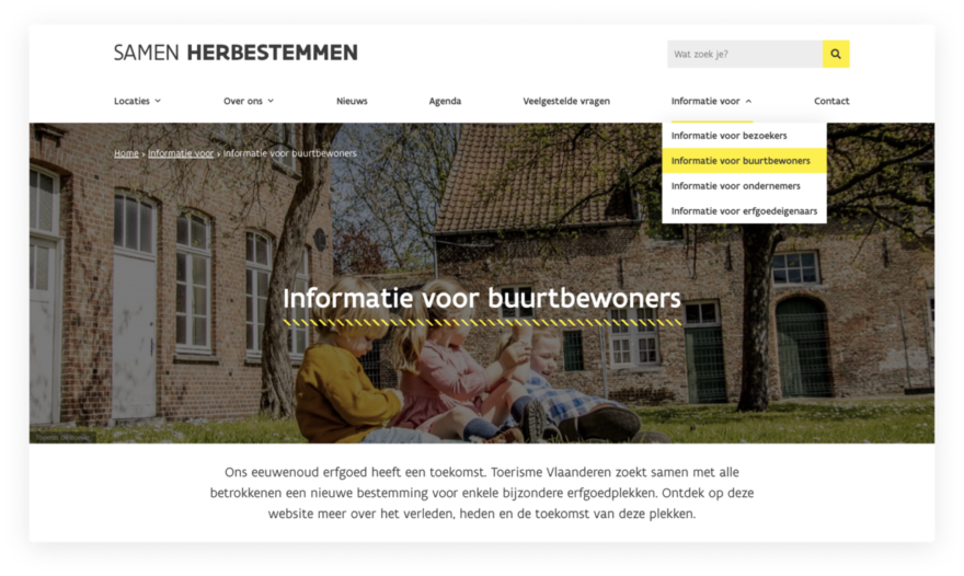 Landingspagina Samen Herbestemmen