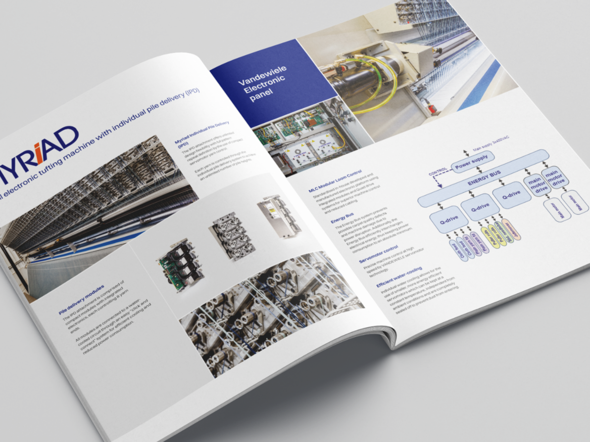 Brochure template voor Vandewiele