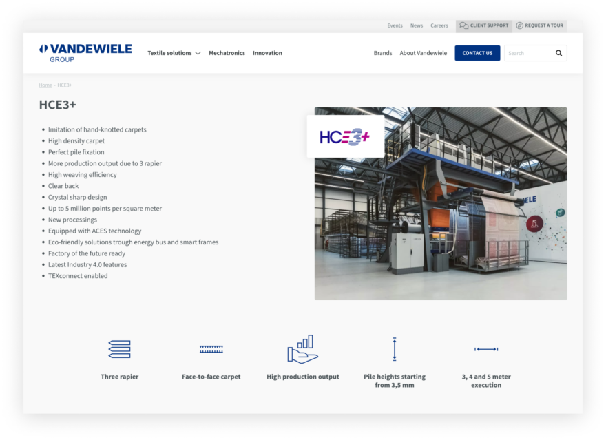 Landingspagina van een productdetail