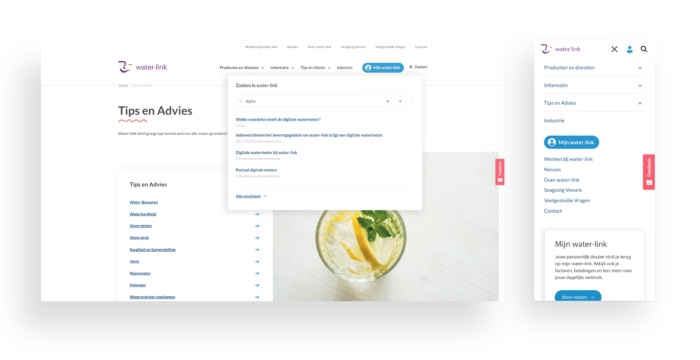 Navigatie Water-Link
