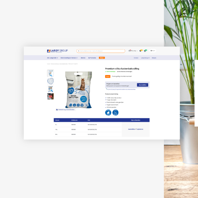 Productpagina Laroy Group
