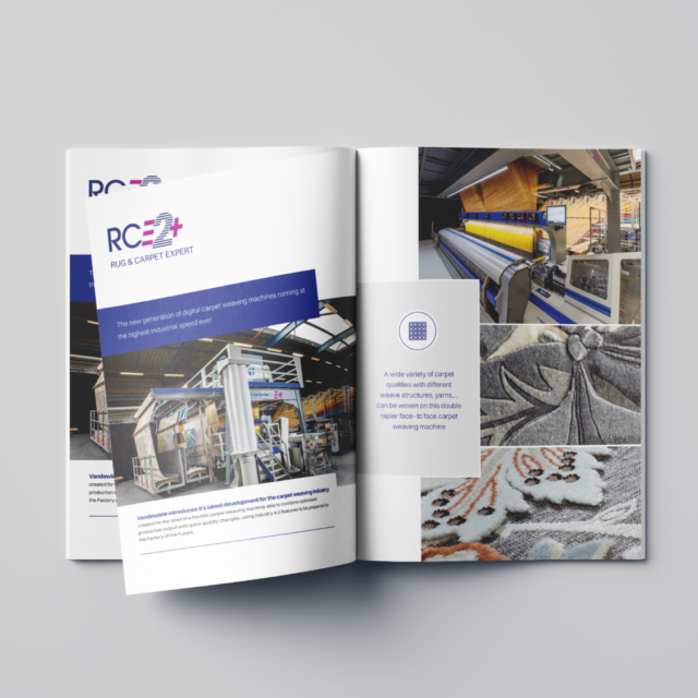 Brochure template voor Vandewiele