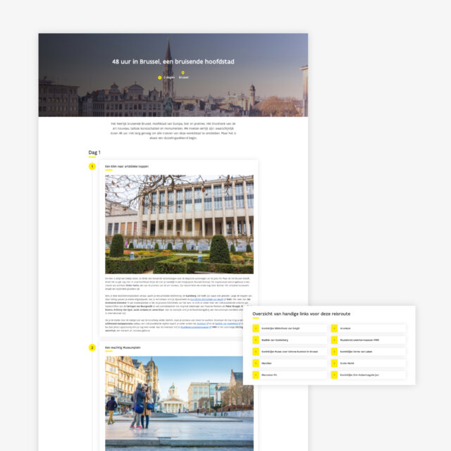 Landingspagina Visit Flanders