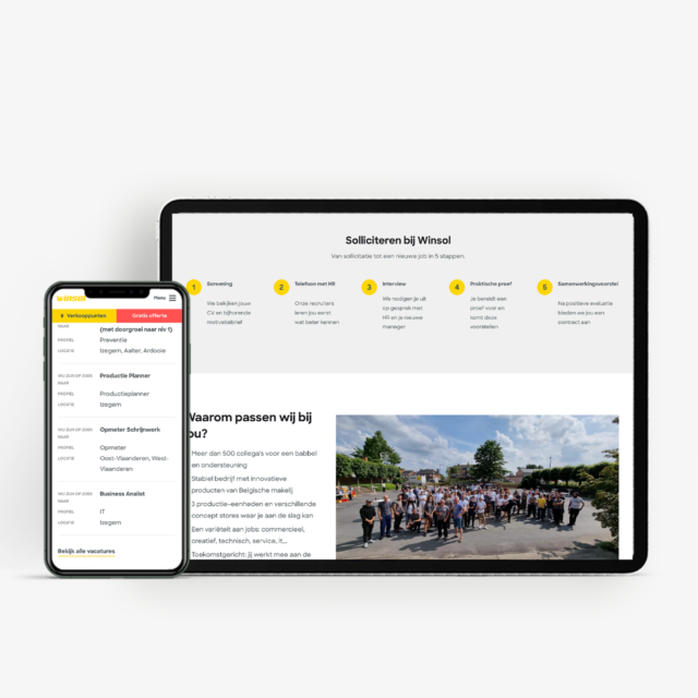 landingspagina over jobs