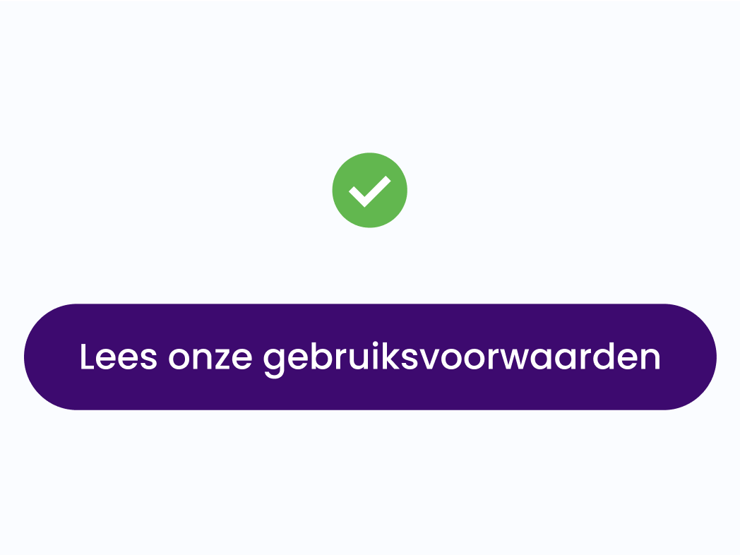 Een button met duidelijke communicatie