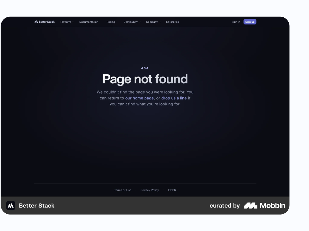 Een 404-pagina die je niet verder begeleidt in je zoekproces