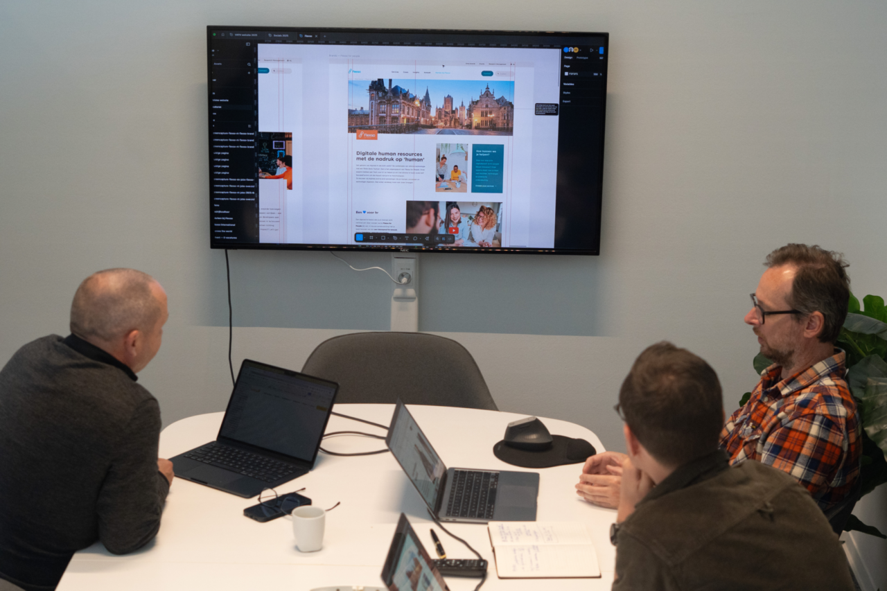 Team overleg design review website