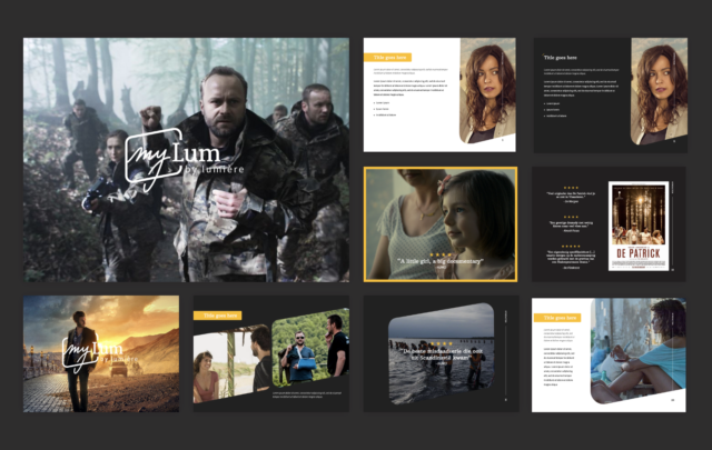 Powerpoint template mylum