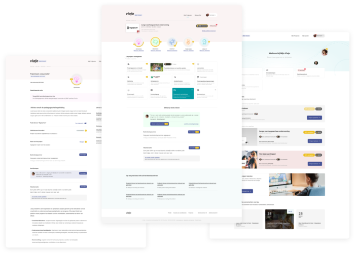 3 pagina's die My Vlajo voorstellen