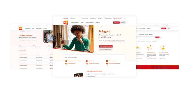 UX Men vdk bank Webiste 3