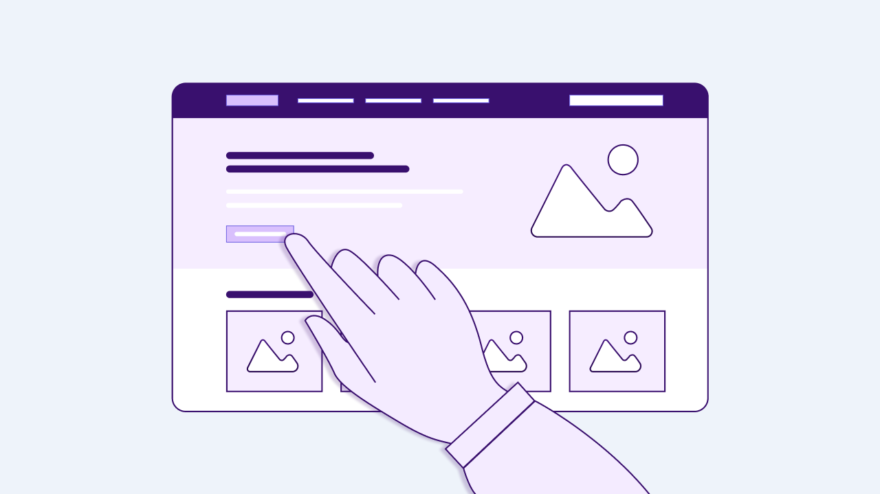 Een illustratie van een webpagina