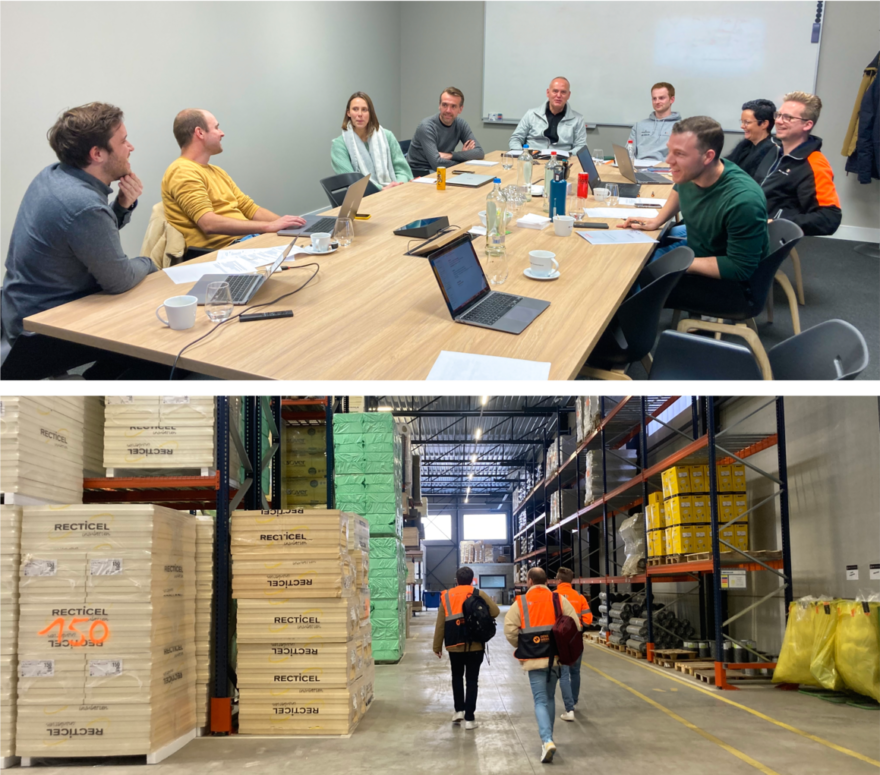 Onze collega's in een workshop bij de klant